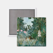 Aimant Henri Rousseau - La jungle équatoriale (Recto/Verso)