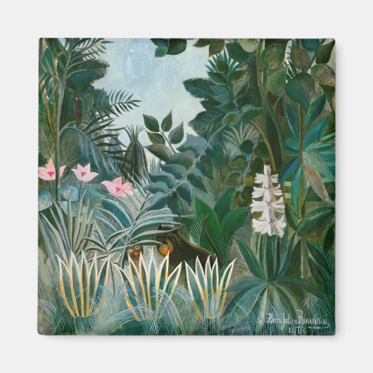 Aimant Henri Rousseau - La jungle équatoriale (Devant)