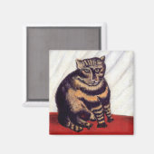 Aimant Henri Rousseau - Le Chat Tigre (Recto/Verso)