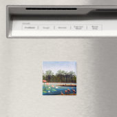 Aimant Henri Rousseau - Les Flamants roses (In Situ (Lave-vaisselle))