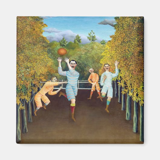 Aimant Henri Rousseau - Les joueurs de football (Devant)