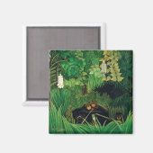 Aimant Henri Rousseau - Les Joyeux Jesters (Recto/Verso)