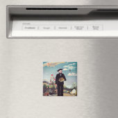 Aimant Henri Rousseau - Mon portrait-Paysage (In Situ (Lave-vaisselle))