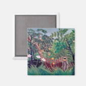Aimant Henri Rousseau - Paysage Exotique (Recto/Verso)