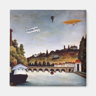 Aimant Henri Rousseau - Pont de Sèvres et collines de Cla