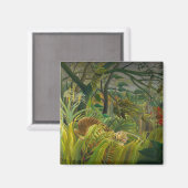 Aimant Henri Rousseau - Surpris ! (Recto/Verso)