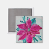 Aimant Henrietta Poinsettia (Recto/Verso)