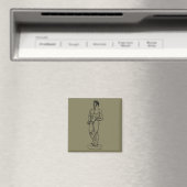 Aimant heracles, hercules, mythologie, grec, atalanta, fa (In Situ (Lave-vaisselle))