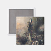 Aimant Hercules et Lernaean Hydra (Recto/Verso)