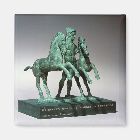 Aimant Hercules souillant les chevaux de Diomedes, (Devant)