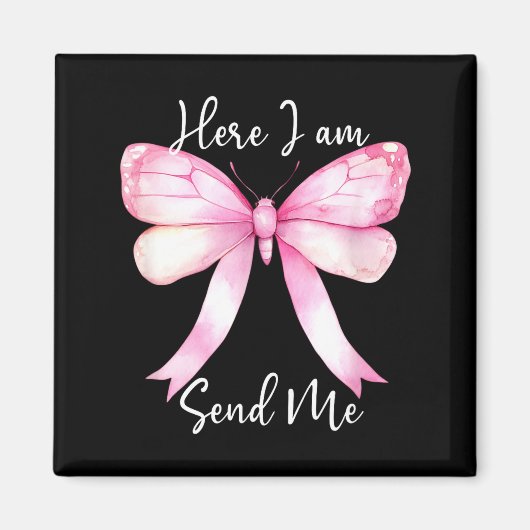 Aimant Here I Am Send Me Women Lord Send Me Christian Nk (Devant)