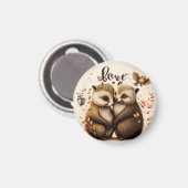 Aimant hérisson amoureux (Recto/Verso)