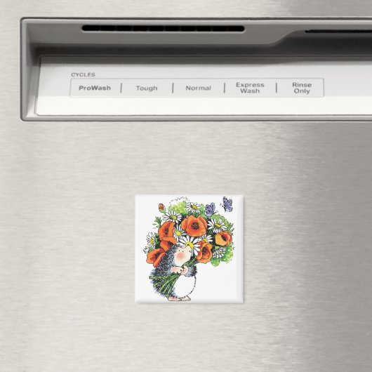 Aimant Hérisson géant et pavois (In Situ (Lave-vaisselle))