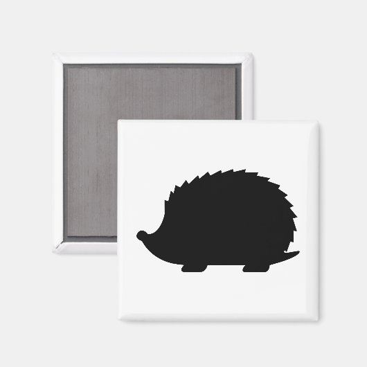 Aimant Hérisson Silhouette (Recto/Verso)