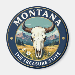 Aimant Héritage de la montagne Big Sky du MONTANA