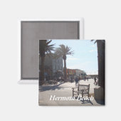 Aimant Hermosa Beach, Californie (Recto/Verso)