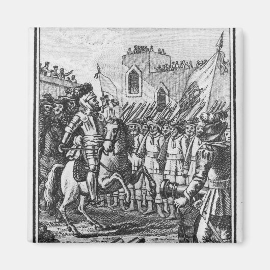 Aimant Hernando Cortes révise ses troupes (Devant)