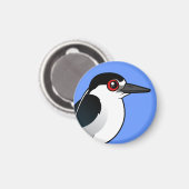 Aimant Héron de nuit à couronne noire (Recto/Verso)