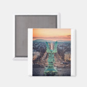 Aimant Héros Carré Budapest (Recto/Verso)