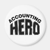Aimant Héros comptable (Devant)