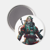 Aimant Héros cosmique : Marchandises Spatiales Personnali (Recto/Verso)