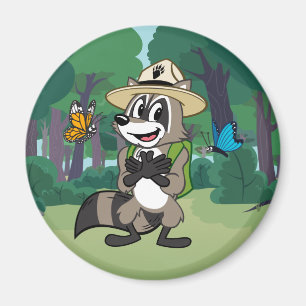 Aimant Héros de papillon de Rick   de garde forestière 