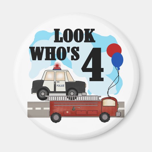 Aimant Héros de tous les jours 4e anniversaire (Devant)