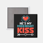 Aimant Hes My Midnight Kiss Happy New Year Matching Coupl (Recto/Verso)