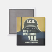 Aimant He's Watching You 2026 (Recto/Verso)