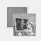 Aimant Heure de fumer une photo, 1761 (Recto/Verso)