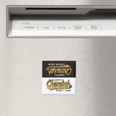 Aimant Heure de la fête du Carré magnétique Hanoukka (In Situ (Lave-vaisselle))