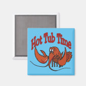 Aimant Heure du bain chaud au homard (Recto/Verso)
