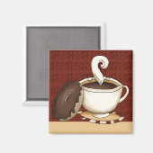 Aimant Heure du café (Recto/Verso)