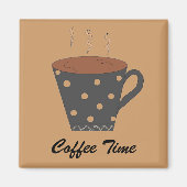 Aimant Heure du café (Devant)