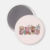 Aimant Heure du café Cowboy (Recto/Verso)