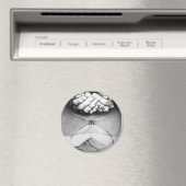 Aimant Heure Hébreuse mains Crayon dessin Surreal art (In Situ (Lave-vaisselle))