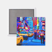 Aimant Heures Carré 2 Pop (Recto/Verso)