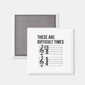 Aimant Heures des professeurs de musique (Recto/Verso)