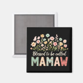 Aimant Heureuse d'être appelée Mamaw (Recto/Verso)