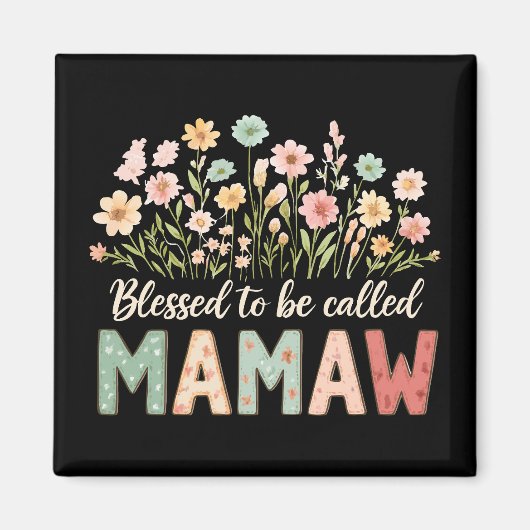 Aimant Heureuse d'être appelée Mamaw (Devant)