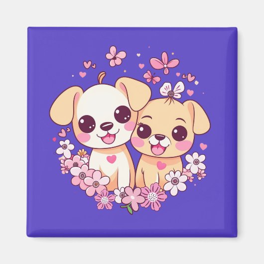 AIMANT HEUREUSE SAINTE-VALENTIN ! (Devant)