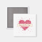 Aimant Heureuse Sainte-Valentin 2023, Aimez-Vous Mon Amou (Recto/Verso)