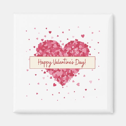 Aimant Heureuse Sainte-Valentin 2023, Aimez-Vous Mon Amou (Devant)