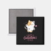 Aimant Heureuse Sainte-Valentin 2023 - Cats Lover Valenti (Recto/Verso)