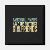 Aimant Heureuse Sainte-Valentin 2023 Fun Basketball Playe (Devant)