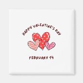 Aimant Heureuse Sainte-Valentin 2023 - Saint Valentin 14  (Devant)