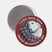 Aimant Heureuse Sainte-Valentin Best Daddy Cute Dog Photo (Recto/Verso)