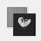 Aimant Heureuse Sainte-Valentin - Mon Coeur Est Mon Valen (Recto/Verso)