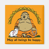 AIMANT HEUREUX BUDDHA (Devant)