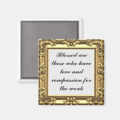 Aimant Heureux ceux qui ont de la compassion pour les fai (Recto/Verso)